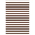 vidaXL Zebra roleta hnedá 155x200 cm šírka látky 150,9 cm polyester