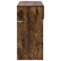vidaXL Konzolový stôl Dymový dub 96,5 x 38 x 75 cm Kompozitné drevo