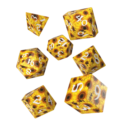 Sada kociek: Full Art Dice Set - Sunflower