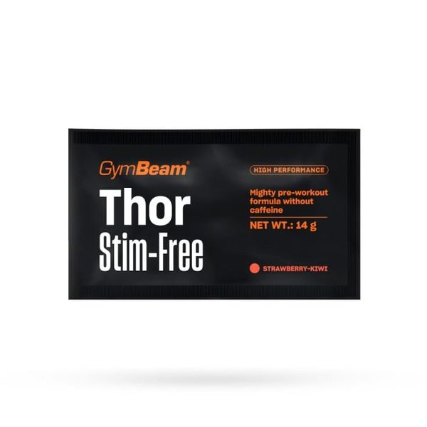 Thor Stim-free - GymBeam, jahoda kiwi, 14 g