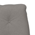 vidaXL kreslo Sivohnedá Polyester a preglejka