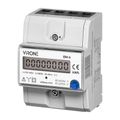 Elektromer 3F na DIN lištu trojfázový VIRONE EM-6 digitálny, RESET