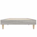 vidaXL Posteľný rám sivý dub sonoma 75x190 cm kompozitné drevo