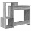 vidaXL Stôl Sivý Sonoma 106 x 41 x 88.5 cm Kompozitné drevo
