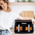 TESLA AirCook DualZone Q460 XXL - multifunkčná duálna digitálna horúcovzdušná fritéza