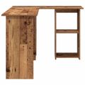 vidaXL Stôl Staré drevo 142 x 102 x 73 cm Kompozitné drevo