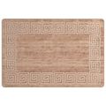 vidaXL Behúň MARSA Biela 100 x 150 cm Polyester a PVC