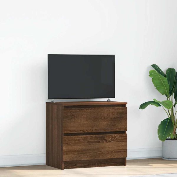 VidaXL TV skrinka Hnedý Dub 60x35x54 cm Drevo