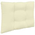 vidaXL Vankúš na vonkajšiu pohovku Polyester Krémová 60 x 50,5 cm