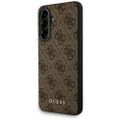 Puzdro Guess HC PU 4G Classic pre Samsung Galaxy A56 Hnedá