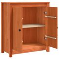 vidaXL Servírovacia skriňa Včelí hnedý 70 x 35 x 80 cm