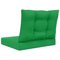 vidaXL Vankúš na vonkajšiu pohovku Polyester Zelená 60 x 50,5 cm
