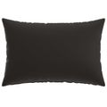vidaXL Poťah na podložku 2 pcs HEERLEN Čierna 40 x 60 cm Polyester