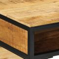 vidaXL Písací stôl Hnedá 80 x 50 x 75 cm Masívne mango drevo