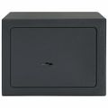vidaXL Mechanický trezor tmavosivý 23x17x17 cm oceľový