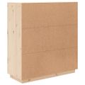 vidaXL Vysoká skrinka 100x40x108,5 cm masívna borovica