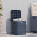 vidaXL Záhradný úložný box antracitový 90 l