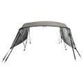 vidaXL Strieška Bimini so 4 oblúkmi a stenami 243x(230-244)x137 cm
