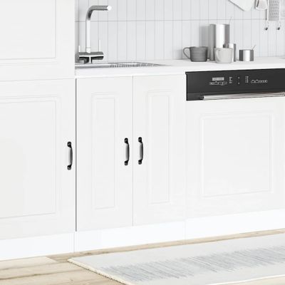 VidaXL Skrinka pod drez "Kalmar" Biela 60x46x81,5 cm Engineered Wood