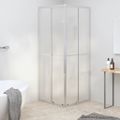 vidaXL Sprchovací kút matný ESG 80x80x180 cm