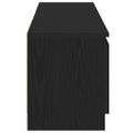 vidaXL TV skrinka s LED svetlami, čierny dub 120x30x36 cm, umelé drevo