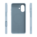 Puzdro Etteri Silicone Mag pre iPhone 17 svetlo modrá