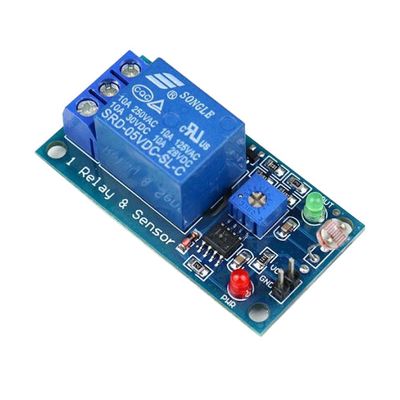 Svetelný spínač, svetlocitlivý senzor s relé, modul s LM393