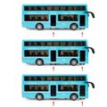 Dvojposchodový autobus doubledecker DPO Ostrava 20 cm