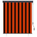 vidaXL Vonkajšia zatemňovacia roleta 140x250 cm oranžová a hnedá