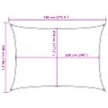 vidaXL Tieniaca plachta 160 g/m² bledozelená 5x7 m HDPE