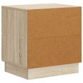 vidaXL Nočný stolík 2 ks Dub sonoma 43 x 34,5 x 44,5 cm