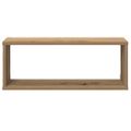 vidaXL Nástenné poličky v tvare kocky 6 ks 60x15x23cm kompozitné drevo