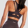 Športová podprsenka Aura Tee Brown - GymBeam, veľkosť L