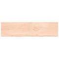 vidaXL Kúpeľňová doska 200x50x(2-4) cm neošetrený masív