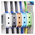 Svorka univerzálna RKA 50 1/6 L B, 150A, 1pól. (6x vstup), AL/CU, hnedá, na DIN/na panel