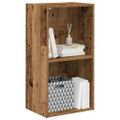 vidaXL Knižnica staré drevo 40x24x176 cm kompozitné drevo