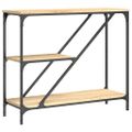 vidaXL Konzolový stolík dub sonoma 88,5x30x75 cm kompozitné drevo