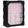 vidaXL Organizér s 39 zásuvkami 38x16x47 cm