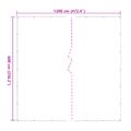 vidaXL Pokrytie rastlín Priehľadná 6 x 12 m PE
