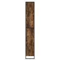 vidaXL Knižnica 80 x 30 x 189,5 cm Kompozitné drevo Dymová dub