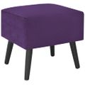 vidaXL Nočný stolík tmavofialový 40x35x40 cm zamatový