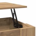 vidaXL Konferenčný stolík Artisan Dub 101x49x52 cm Konštrukčné drevo