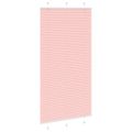 vidaXL Plisovaná roleta ružová 110x200 cm šírka látky 109,4 cm polyester