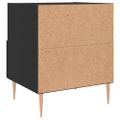 vidaXL Nočný stolík čierny 40x35x47,5 cm kompozitné drevo
