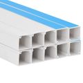 vidaXL Samolepiaci káblový rozvod 15x10 mm 10 m PVC