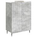vidaXL Servírovacia skriňa Betónovo sivá 66 x 34,5 x 91,5 cm