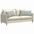 vidaXL Vankúše na pohovku 2 pcs Svetlosivá 80 x 40 cm