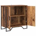 vidaXL Servírovacia skriňa Staré drevo 78 x 35 x 74.5 cm