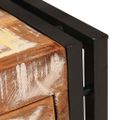 vidaXL Koncový stôl so zásuvkou 30 x 30 x 40 cm Masívne obnovené drevo