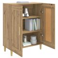 vidaXL Servírovacia skriňa Dub artisan 69,5 x 34 x 90 cm